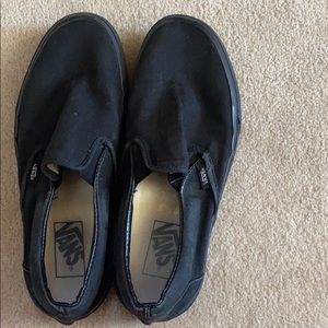 Black Slip On Vans